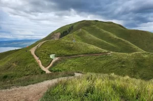 Holbung Hill, a Natural Tourism Destination with Views of Lake Toba in Samosir